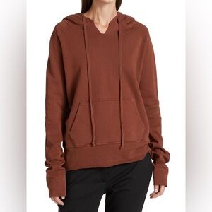 Nili Lotan Janie Sweatshirt in Brick Red.  Size Medium.